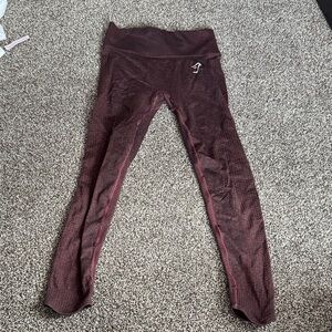 Gymshark Old Adapt Maroon Leggings